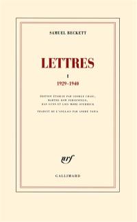 Lettres. Vol. 1. 1929-1940