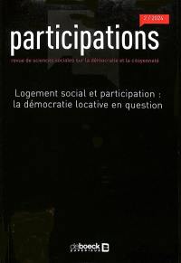 Participations : revue de sciences sociales sur la démocratie et la citoyenneté, n° 2 (2024). Logement social et participation : la démocratie locative en question
