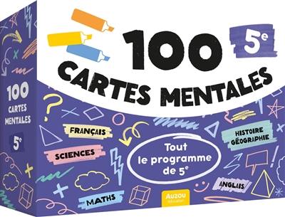 Tout le programme de 5e : 100 cartes mentales