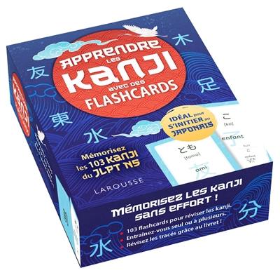 Apprendre les kanji avec des flashcards : mémorisez les 103 kanji du JLPT N5