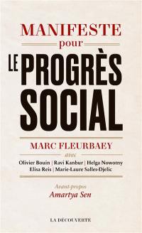 Manifeste pour le progrès social : une meilleure société est possible