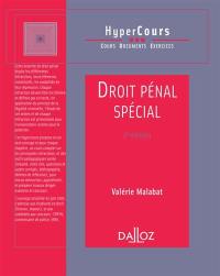 Droit pénal spécial