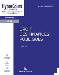 Droit des finances publiques Droit des finances publiques
