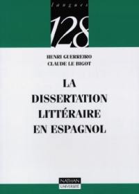 La dissertation littéraire en espagnol
