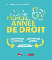 En route pour ma première année de droit : le kit complet