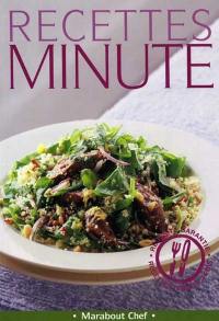 Recettes minute