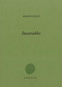 Invariables