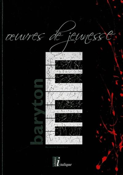 Oeuvres de jeunesse