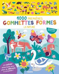 1000 premières gommettes formes : La nature