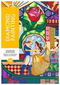 Diamond painting : La Belle et la Bête : réalisez un magnifique tableau en diamants !