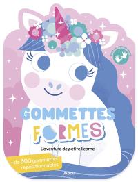 L'aventure de petite licorne : gommettes formes