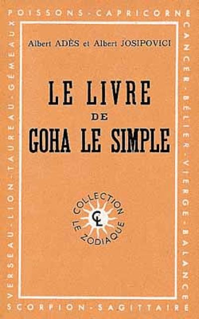 Le livre de Goha le simple