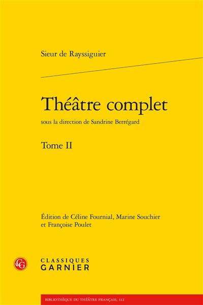 Théâtre complet. Vol. 2 Théâtre complet. Vol. 2