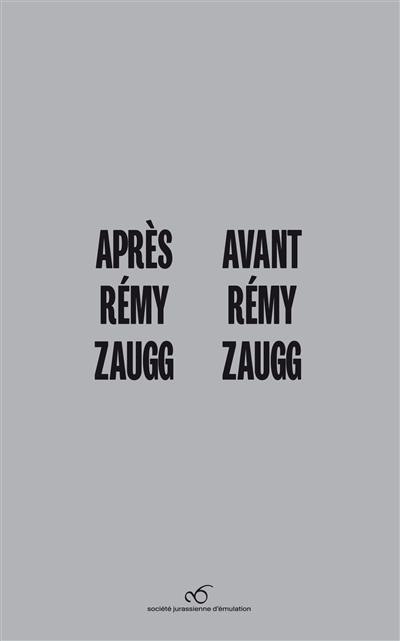 Après Rémy Zaugg, avant Rémy Zaugg Après Rémy Zaugg, avant Rémy Zaugg