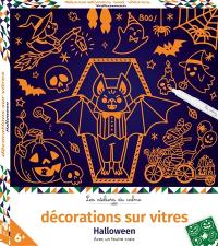 Halloween : décorations sur vitres