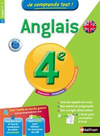 Je comprends tout ! Anglais 4e, 13-14 ans