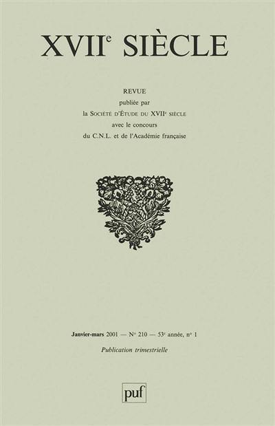 Dix-septième siècle, n° 210