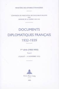 Documents diplomatiques français (1932-1939) : 1re série (1932-1935). Vol. 2. 9 juillet-14 novembre 1932