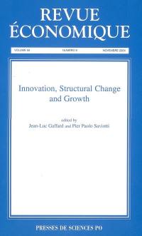 Revue économique, n° 6 (2004). Innovation, structural change and growth