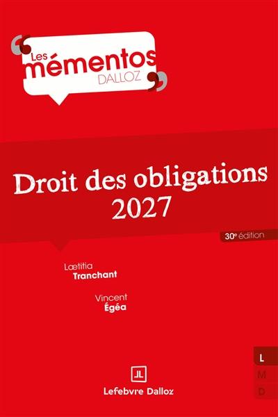 Droit des obligations : 2027