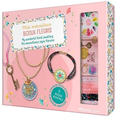 Mes merveilleux bijoux fleuris. My wonderful floral jewellery. Mis maravillosas joyas florales