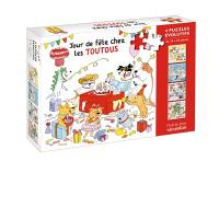 Jour de fête chez les toutous : 4 puzzles évolutifs