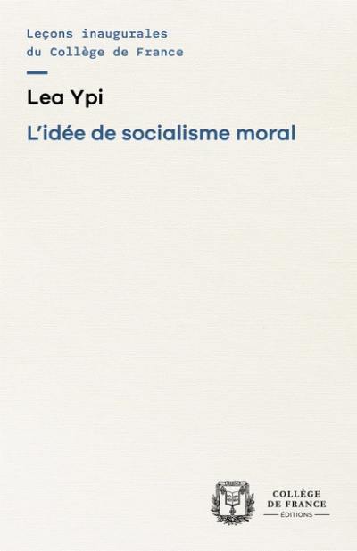 L'idée de socialisme moral