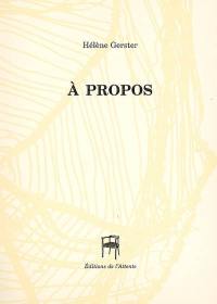 A propos
