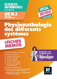 Physiopathologie des différents systèmes en fiches mémos : sciences infirmières, licence, UE B.1, sciences biomédicales : spécial réforme, arrêté du 20-02-2026