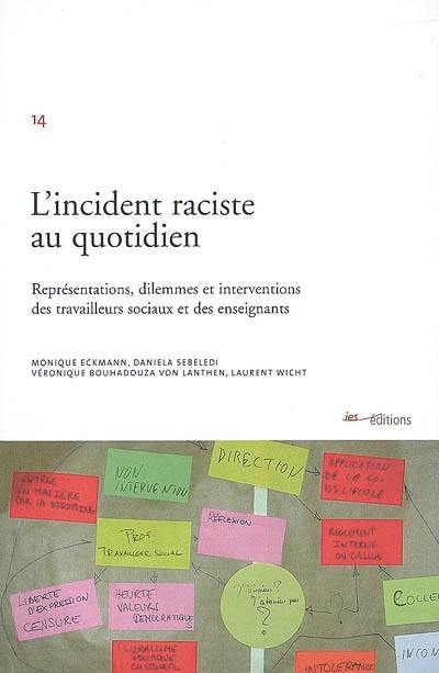L'incident raciste au quotidien : représentations, dilemmes et interventions des travailleurs sociaux et des enseignants L'incident raciste au quotidien : représentations, dilemmes et interventions des travailleurs sociaux et des enseignants