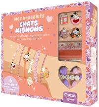 Mes bracelets chats mignons. My cute cat bracelets. Mis pulseras de gatitos. I miei braccialetti gattini carini