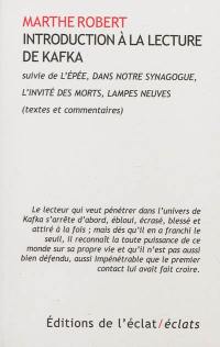 Introduction à la lecture de Kafka. L'épée. Dans notre synagogue