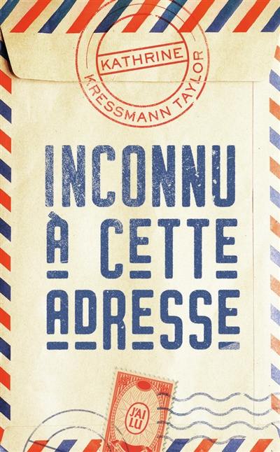 Inconnu à cette adresse Inconnu à cette adresse