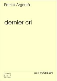 Dernier cri