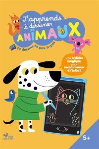 J'apprends à dessiner les animaux : 24 dessins en pas-à-pas