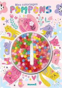Mes coloriages pompons (Chats)