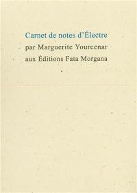 Carnets de notes d'Electre
