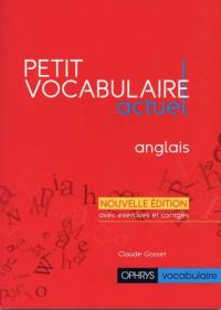 Petit vocabulaire actuel : anglais