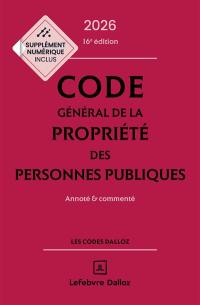 Code général de la propriété des personnes publiques 2026 : annoté & commenté