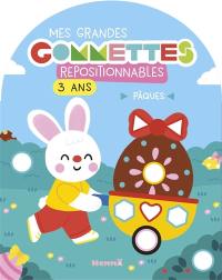 Mes grandes gommettes repositionnables : 3 ans : Pâques
