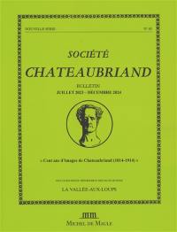 Bulletin, n° 65. "Cent ans d'images de Châteaubriand (1814-1914)"