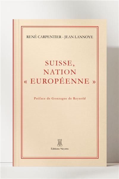 Suisse, nation « européenne »