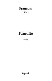 Tumulte