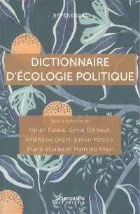 Dictionnaire d'écologie politique