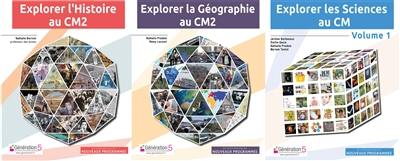 Pack Explorer l'Histoire CM2, Géographie CM2, Sciences CM volume 1 Pack Explorer l'Histoire CM2, Géographie CM2, Sciences CM volume 1