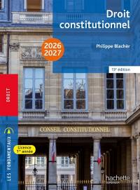 Droit constitutionnel : 2026-2027