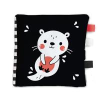 Petite loutre : mon tout-doux en noir et blanc