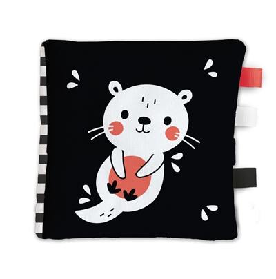 Petite loutre : mon tout-doux en noir et blanc