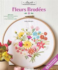 Fleurs & nature brodées : 15 transferts réutilisables