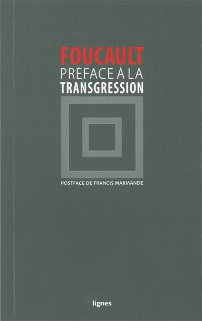Préface à la transgression : hommage à Georges Bataille. Ceci n'est pas une préface Préface à la transgression : hommage à Georges Bataille. Ceci n'est pas une préface